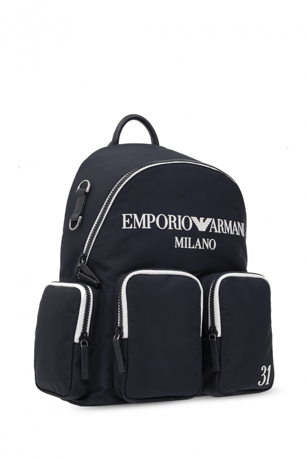 3/25掲載終了 EMPORIO ARMANI バックパック キャンバス製